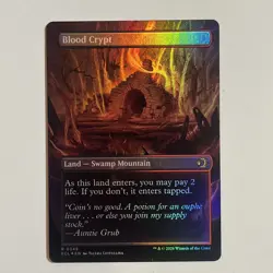 MTG - Blood Crypt (Borderless) Lorwyn Eclipsed FOIL ECL 0349 - NM - Image 4