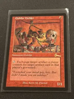 Urza's Legacy Goblin Welder MTG Magic the Gathering NM - Image 1
