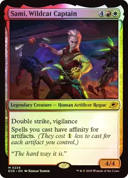 FOIL Sami, Wildcat Captain M Edge of Eternities 226 NM - Image 1