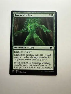 Treefolk Umbra NM Modern Horizons Magic The Gathering Mtg Near Mint Enchantment - Image 1