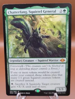 Chatterfang, Squirrel General x1 MTG Modern Horizons Magic Light Play LP English - Image 1