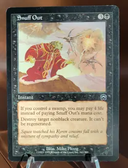 Snuff Out x1 MTG Mercadian Masques Magic Light Play LP English - Image 1