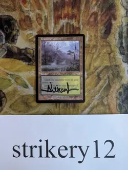 Llanowar Wastes - Apocalypse - Signed by Rob Alexander - MTG - Image 1