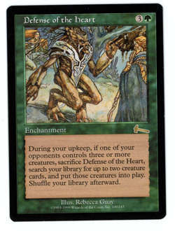 Defense Of The Heart - MTG (SP Quality) - Urza's Legacy - See scans!! - Image 1