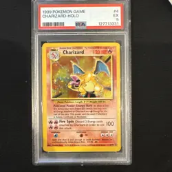 1999 POKEMON GAME #4 CHARIZARD HOLO PSA 5 - Image 1