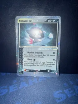 Pokemon TCG Sneasel EX Ruby and Sapphire Holo Ultra Rare 103/109 HP #103 - Image 5