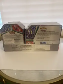 Pokemon TCG: Paldea Legends Miraidon & Koraidon EX Tin 2 Pack (New & Sealed) - Image 3