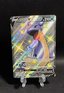 NM Lapras V SV110/SV122 - Shining Fates: Shiny Vault Holo Pokemon TCG - Image 1