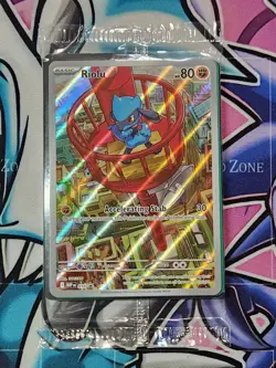 POKEMON Riolu MEP 010 Black Star SEALED PROMO from Mega Evolution ETB - Image 1