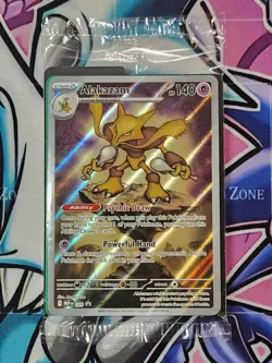 POKEMON Alakazam MEP 009, SEALED Black Star Promo from Mega Evolution ETB - Image 1