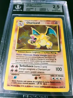 Pokemon Charizars Set base Holo BGS 2.5 Ita No Shining Goldstar - Image 3