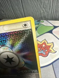 Pokemon Scramble Energy Deoxys 95/107 Reverse Holo Stamped LP Light Play - Image 2