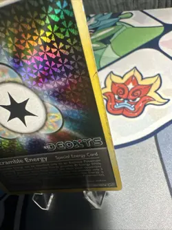 Pokemon Scramble Energy Deoxys 95/107 Reverse Holo Stamped LP Light Play - Image 3