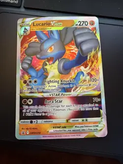 Pokemon Lucario VSTAR SWSH214 Black Star Promos Ultra Rare Holo NM - Image 1