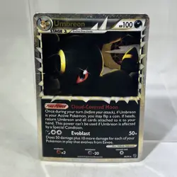 Umbreon (Prime) 86/90 Undaunted Holo Pokemon TCG Damaged #ML - Image 1