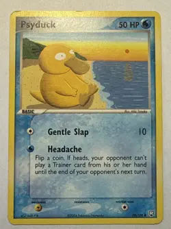 Pokemon Psyduck 70/109 TRR EX Team Rocket Returns Moderate Play - Image 1