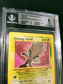 Pokemon Shining Celebi Neo Destiny BGS 6 Ita No Goldstar - Image 4
