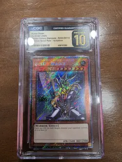Yu-Gi-Oh (2025) Buster Blader Platinum Secret Rare - 1st Edition- Pristine 10 - Image 1