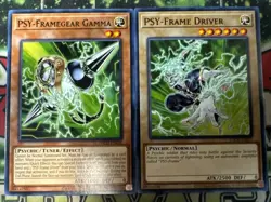 YUGIOH TCG PSY-FRAMEGEAR GAMMA + PSY-FRAME DRIVER TOCH RARE - Image 1