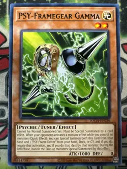 YUGIOH TCG PSY-FRAMEGEAR GAMMA + PSY-FRAME DRIVER TOCH RARE - Image 2