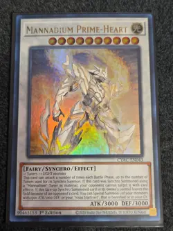 Yugioh Mannadium Prime-Heart CYAC-EN043 Ultra Rare 1st Ed NM - Image 1