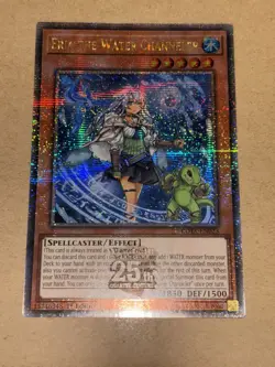Eria The Water Channeler ROTA-EN023 Quarter Century Secret Rare YuGiOh! NM - Image 1