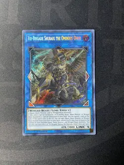 TRI-BRIGADE SHURAIG THE OMINOUS OMEN SECRET RARE PHRA-EN048 NM YUGIOH! - Image 1