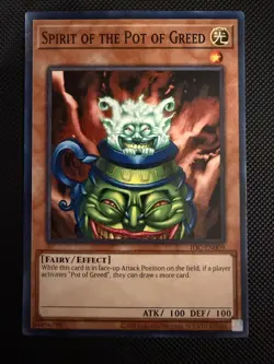 Spirit of the Pot of Greed IOC-EN009 Invasion of Chaos (25th Anniversary... - Image 1