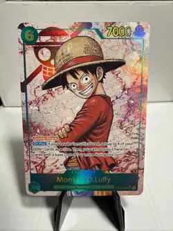 Monkey D. Luffy Parallel OP13-118 Carrying On His Will Foil ENGLISH RARE - Image 1