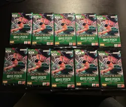 ONE PIECE TCG: LEGACY OF THE MASTER OP12 Lot Of 10 Sealed Packs ENG - Image 1