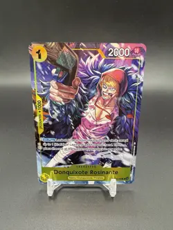 Donquixote Rosinante OP12-108 One Piece Illustration Box 6 Promo - Image 1