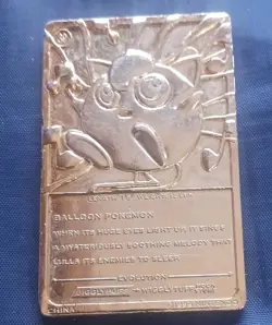 VINTAGE POKEMON CHARIZARD # 06 23K GOLD PLATED TRADING CARD BURGER KING - Image 3