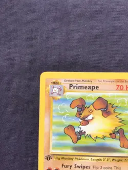 Pokemon Cards: Jungle 1st Edition Uncommon: Primeape 43/64 - Image 2