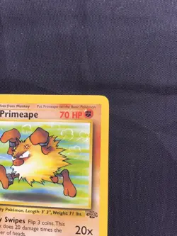 Pokemon Cards: Jungle 1st Edition Uncommon: Primeape 43/64 - Image 3