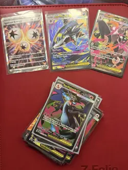 Pokemon TCG Mega Charizard X EX Mega Sharpedo EX Mega Lopunny EX Foil Card Lot - Image 2