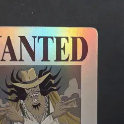One Piece Rare Holo "Vander-Decken" Wanted Poster playing card OPF106-TJL-05 - Image 5