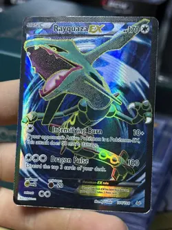 #2 Rayquaza EX 104/108 XY Roaring Skies 2015 Full Art Holo Rare Pokemon Card TCG - Image 4