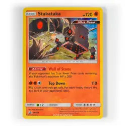 Pokemon - Stakataka Holo - SM209 - Black Star Promo Card - Image 1