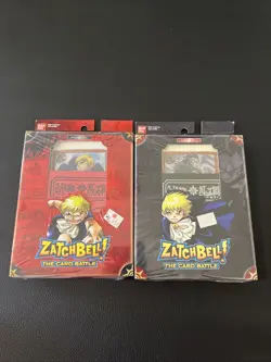 ZATCH BELL THE CARD BATTLE TCG STARTER SETS #1 & #2 TRADING CARDS - Image 1