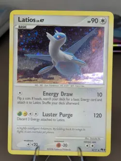 Pokemon Latios 4/17 Holo Rare POP Series 7 2008 - LP Vintage TCG Card - Image 1