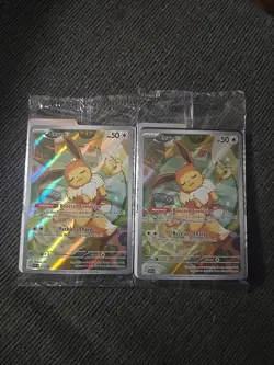 (SEALED) Eevee - SVP173 - Promo, English SV Black Star Promo Card Pokemon x2 - Image 1