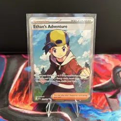 Pokemon Ethan's Adventure Destined Rivals Full Art Ultra Rare Card 221/182 - Image 1