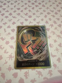 DON !! Card [Gold Frame] (Sir Crocodile) ONE PIECE Card The Best PRB-01 Japanese - Image 1