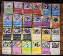 Baby Shiny Pokemon TCG Cards Lot 24 Total Shining Fates Paldean Fates Scorbunny - Image 1