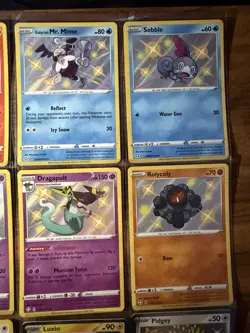 Baby Shiny Pokemon TCG Cards Lot 24 Total Shining Fates Paldean Fates Scorbunny - Image 4