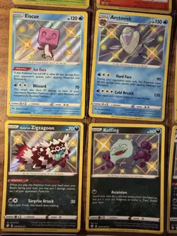 Baby Shiny Pokemon TCG Cards Lot 24 Total Shining Fates Paldean Fates Scorbunny - Image 5