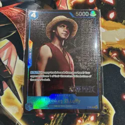 Monkey D Luffy P-055 (Promo) Premium Card Live Action Edition ONE PIECE Card - Image 1