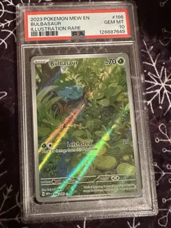 Pokemon TCG 2023 Bulbasaur Holo Rare Card PSA 10 Gem Mint 2006 Armaldo PSA 8 - Image 3