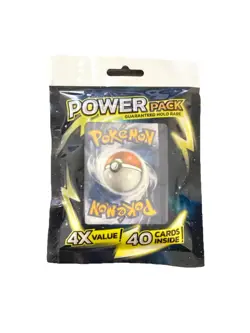 Pokemon Power Pack 40 Cards Guaranteed Holo Rare.New Sealed “4X Value” - Image 1