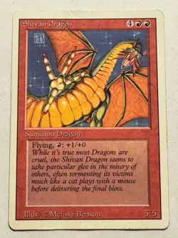MTG Shivan Dragon Revised - Image 1